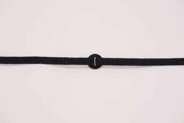 ラメ糸 平帯締め 【ブラック】FD-005 - 画像 (9)