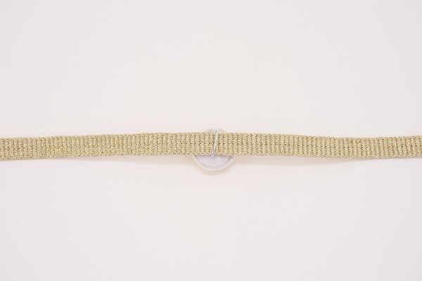 ラメ糸 平帯締め 【ゴールド】FD-002 - 画像 (4)