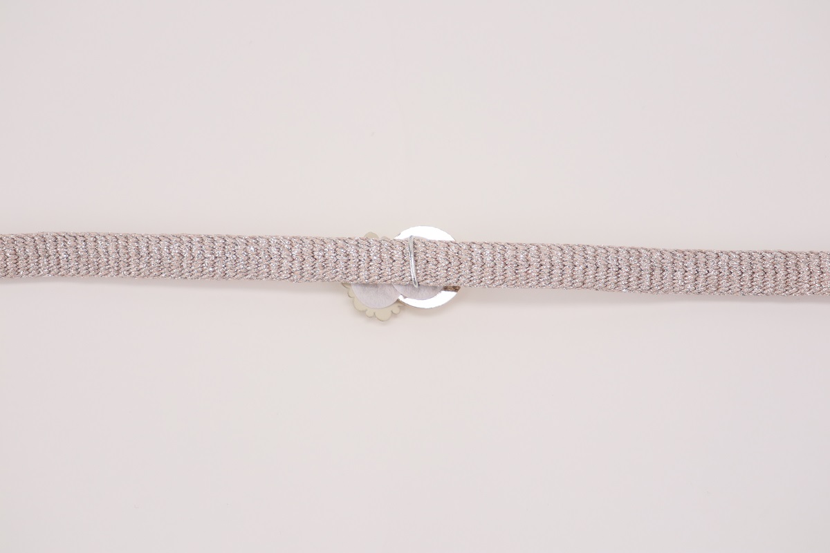 ラメ糸 平帯締め 【サーモンピンク、シャンパンベージュ、ピンク】FD-007 - 画像 (16)