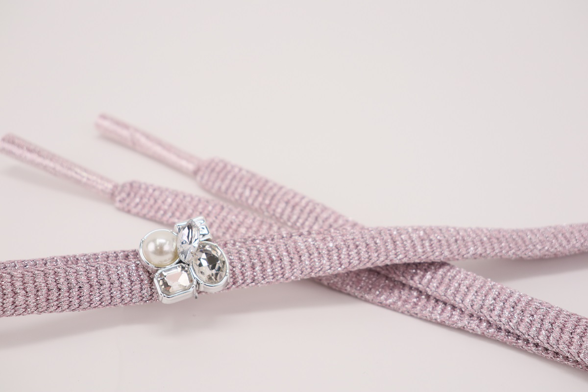 ラメ糸 平帯締め 【サーモンピンク、シャンパンベージュ、ピンク】FD-007 - 画像 (32)