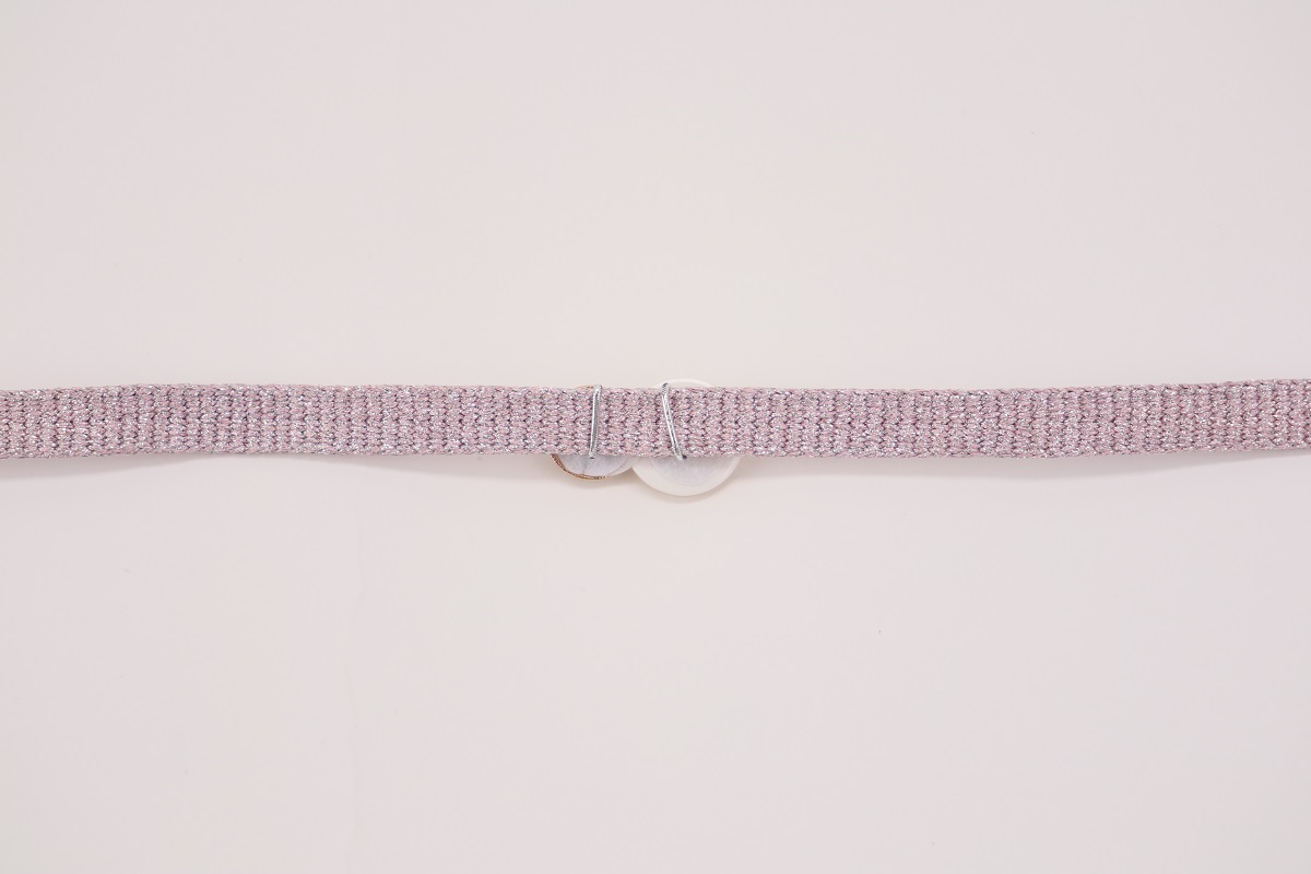 ラメ糸 平帯締め 【サーモンピンク、シャンパンベージュ、ピンク】FD-007 - 画像 (25)