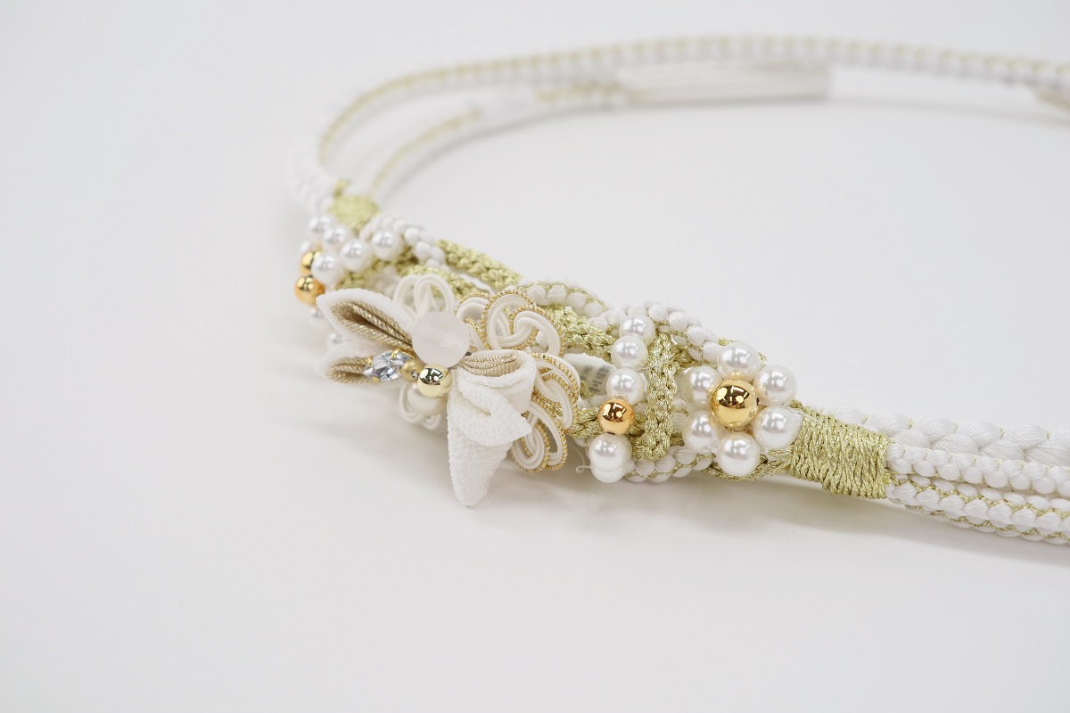 帯締め ポリ合繊 RTO-0825白b - 画像 (4)