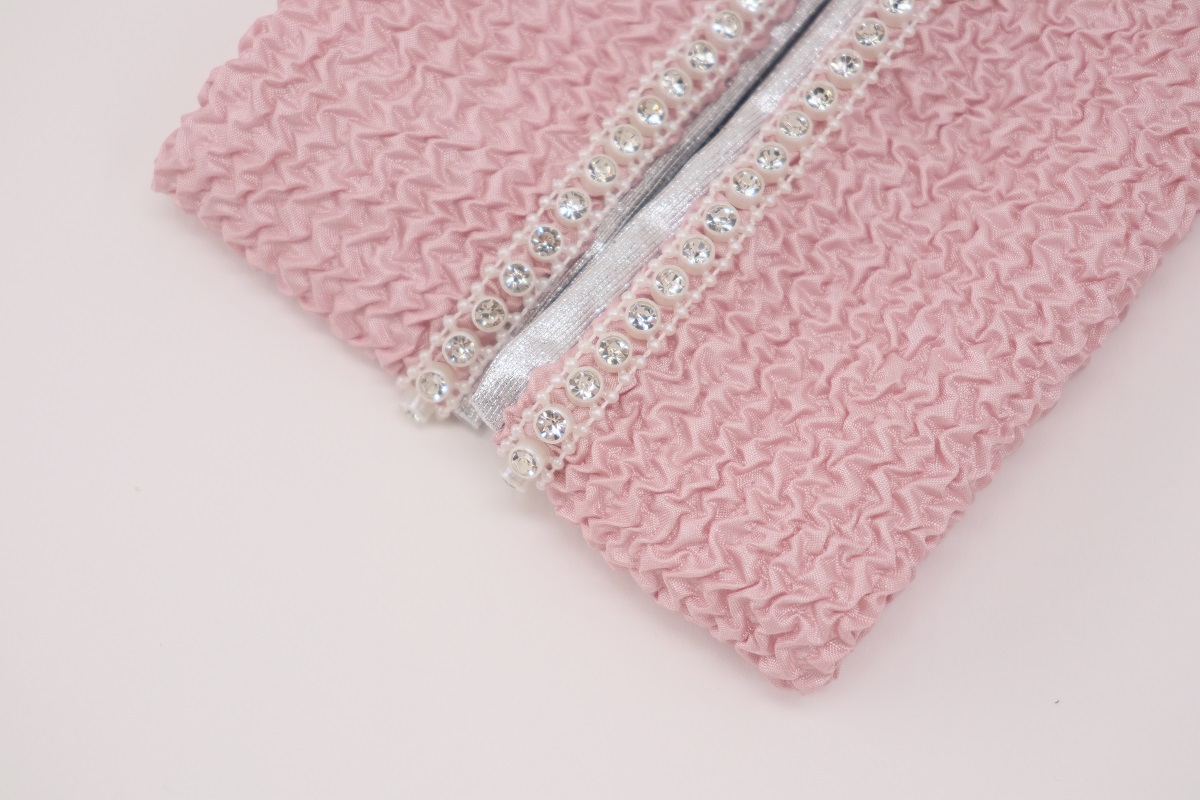 重衿ﾗﾌｨﾈｵﾘｼﾞﾅﾙ【合繊】くしゅくしゅ×ラインストン重衿-3色展開- - 画像 (4)