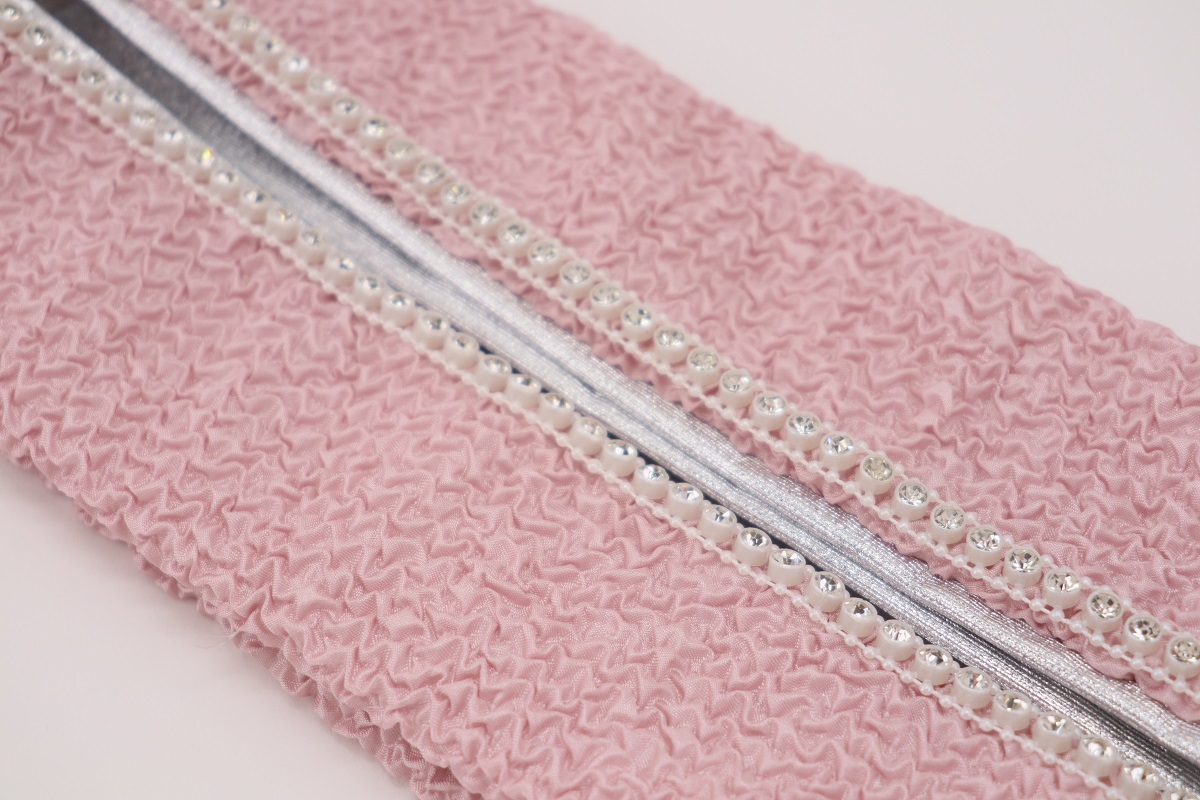 重衿ﾗﾌｨﾈｵﾘｼﾞﾅﾙ【合繊】くしゅくしゅ×ラインストン重衿-3色展開- - 画像 (5)