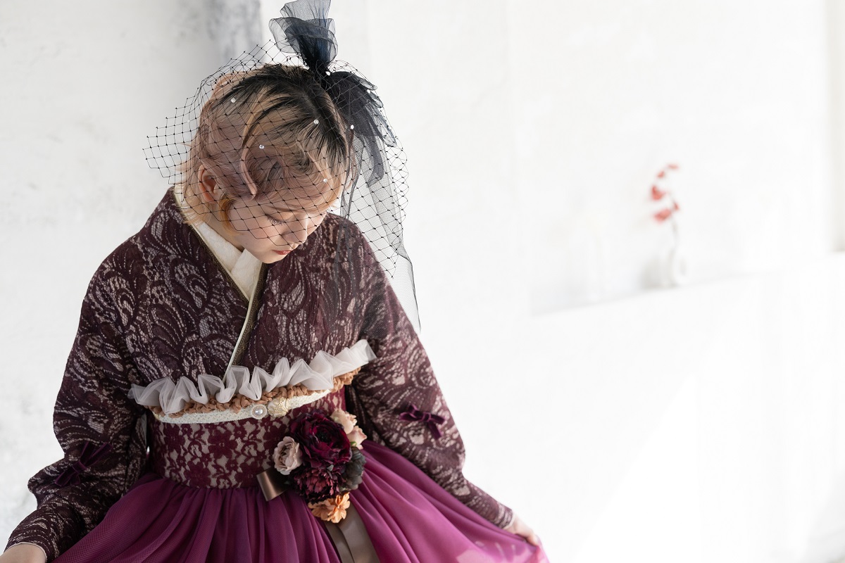 【ラフィネオリジナル】チュールネット髪飾り -2colors- - 画像 (6)