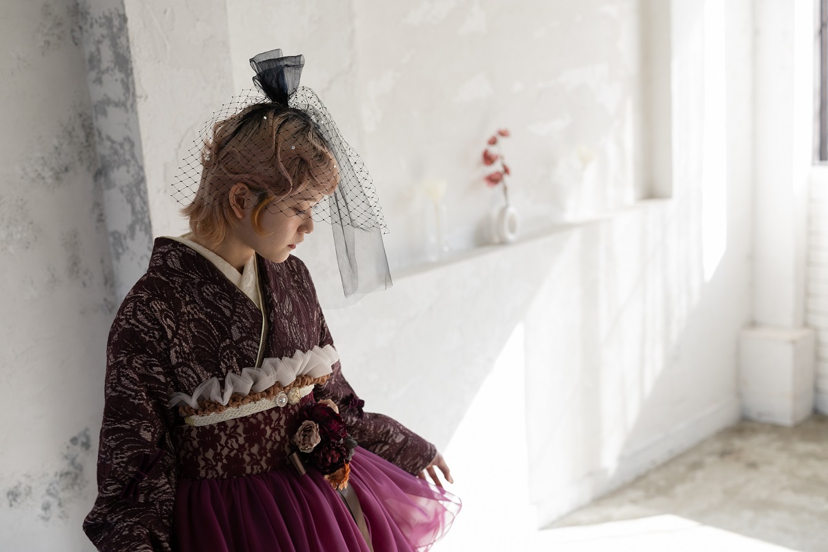 【ラフィネオリジナル】チュールネット髪飾り -2colors- - 画像 (7)