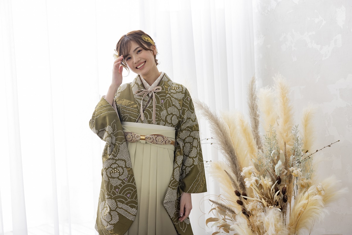 ラフィネモカ二尺袖 ラフィネモカ クラシックRM-136【モスグリーン】 - 画像 (5)