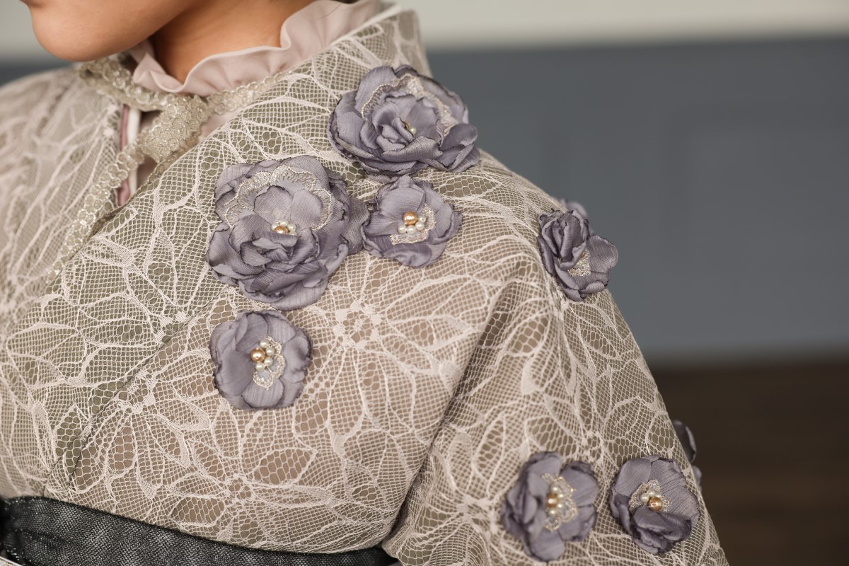 【ｱｳﾄﾚｯﾄ】合繊振袖ラフィネモカ GF-55 -フィオラ・ドール- - 画像 (8)