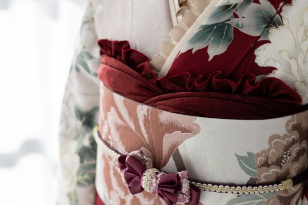 袋帯【正絹】振袖用RFO-57　-ｱｲﾎﾞﾘｰ- - 画像 (2)