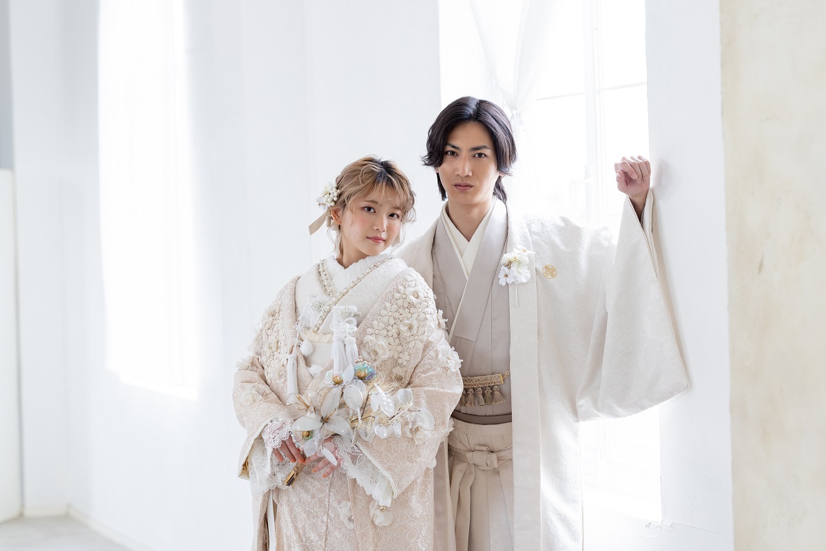 【ラフィネモカ】打掛UK-001【ベージュオフ】 - 画像 (14)