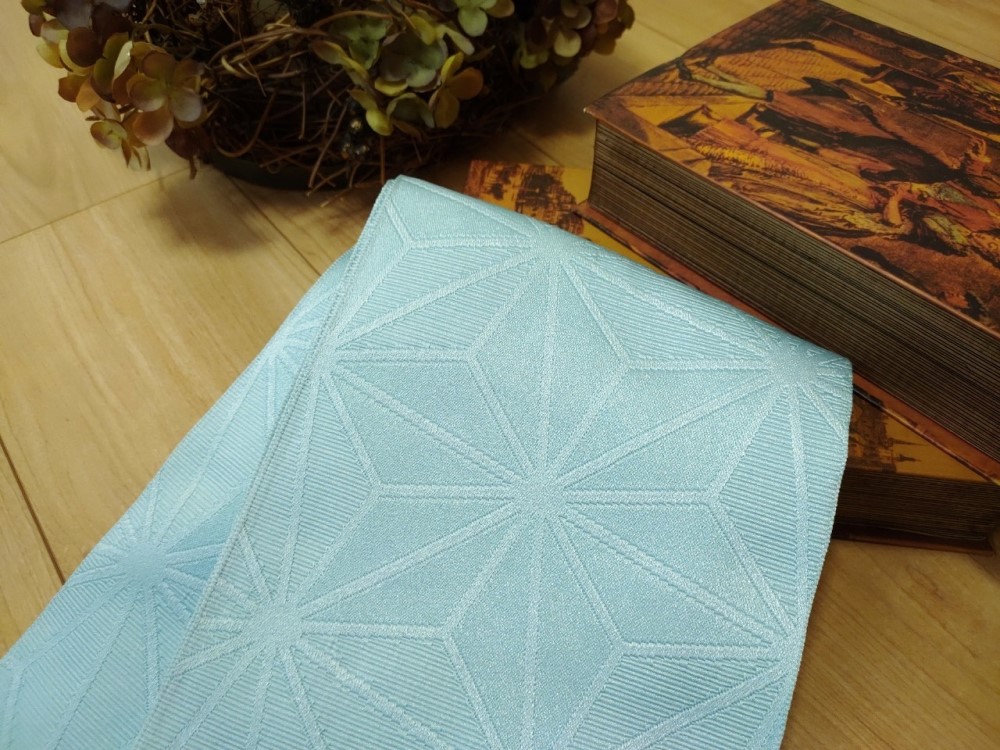 二尺袖用 下帯(ゆかた帯兼用) 麻の葉模様 5色 - 画像 (6)