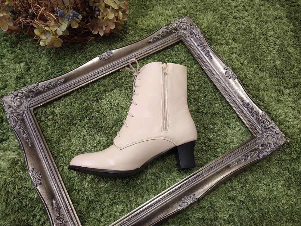 【受注品】レディースブーツ ミルクティーベージュ 【S,L】 - 画像 (5)