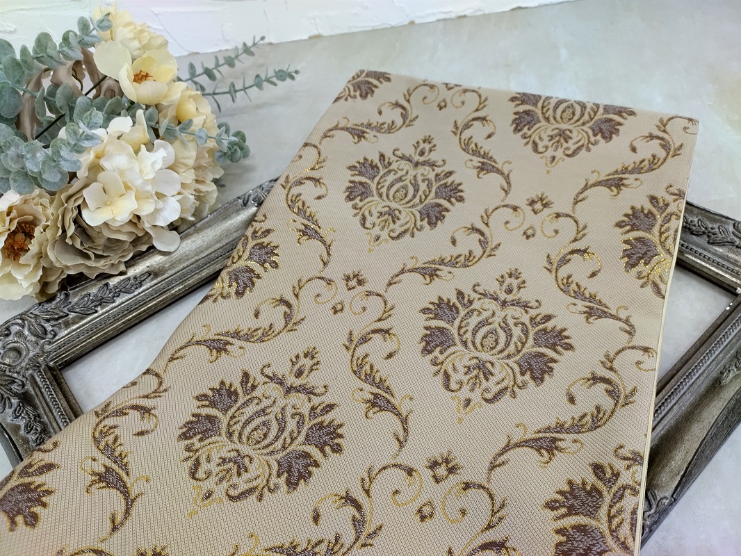 袋帯【正絹】振袖用 GFO-57モカブラウン - 画像 (4)