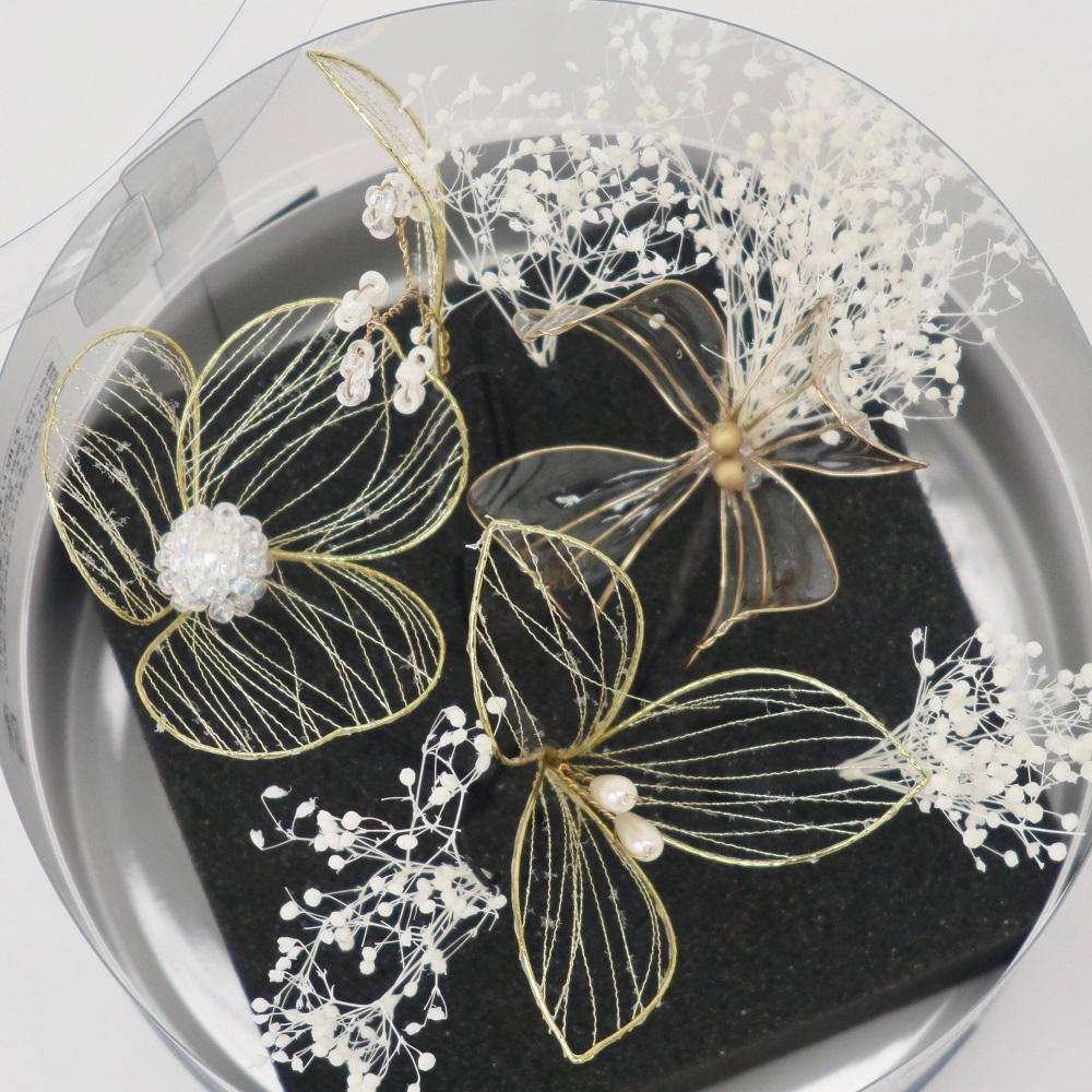 髪飾り大人用 400-968ゴールド セパレートタイプ - 画像 (3)