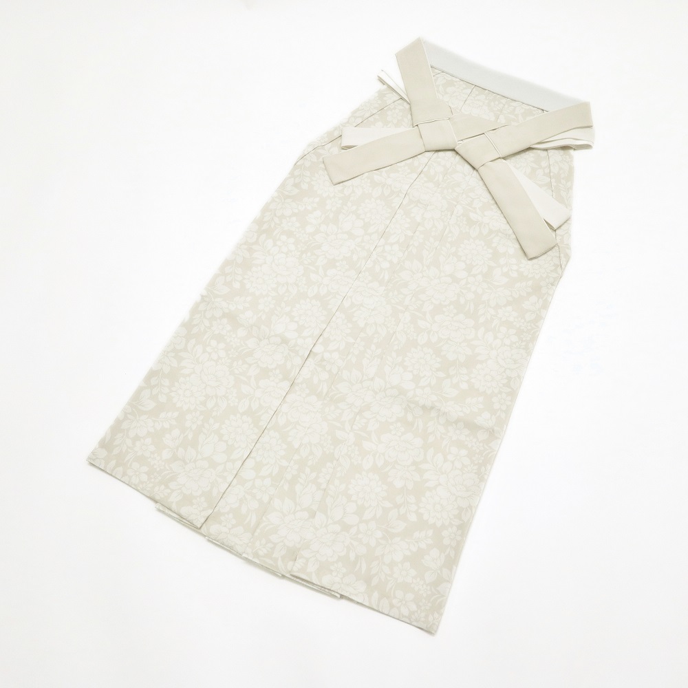 卒業袴 花柄 RMO2507-F クリーム