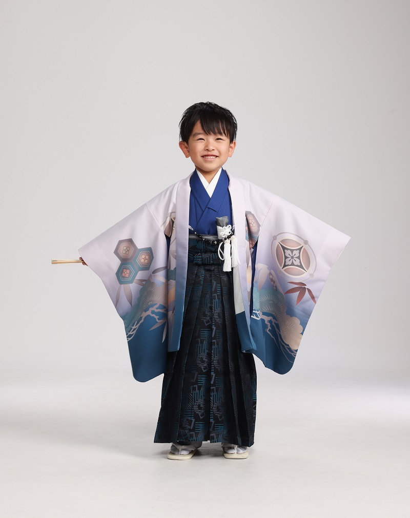 おりびと男児セット3歳/5歳　No.711【ブルー】