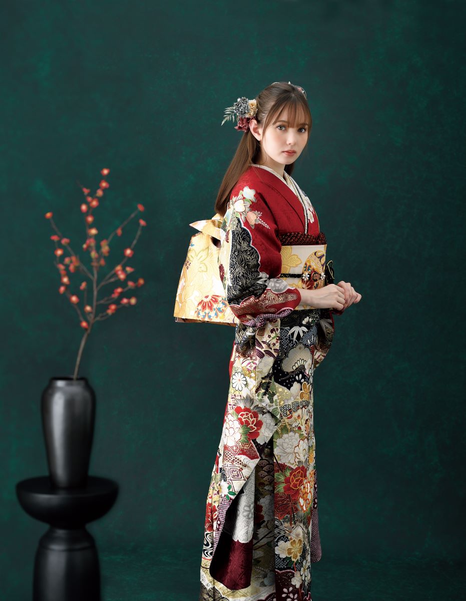 2025正絹振袖　ひいな　-№.1160- - 画像 (3)