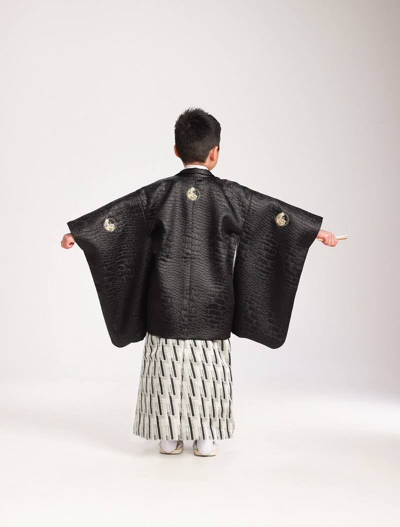 おりびと男児セット3歳/5歳　No.706【ブラック】 - 画像 (2)