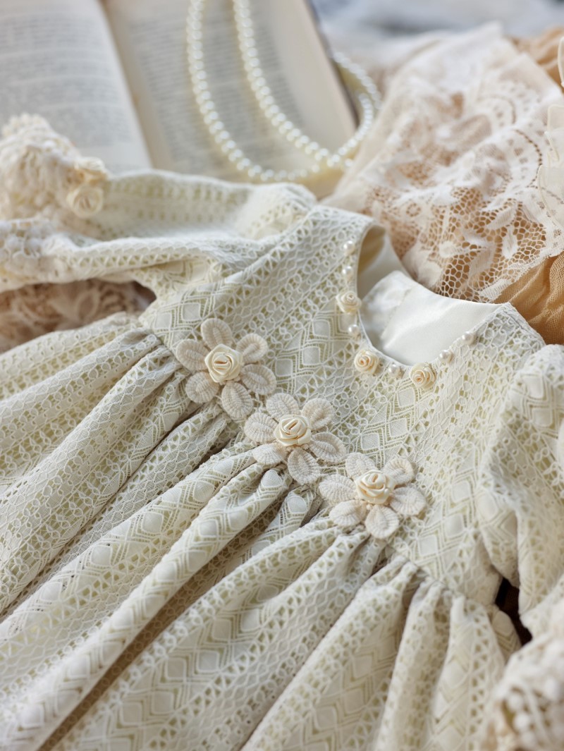 【現品60㎝】ベビードレスR-813　イエロー - 画像 (4)