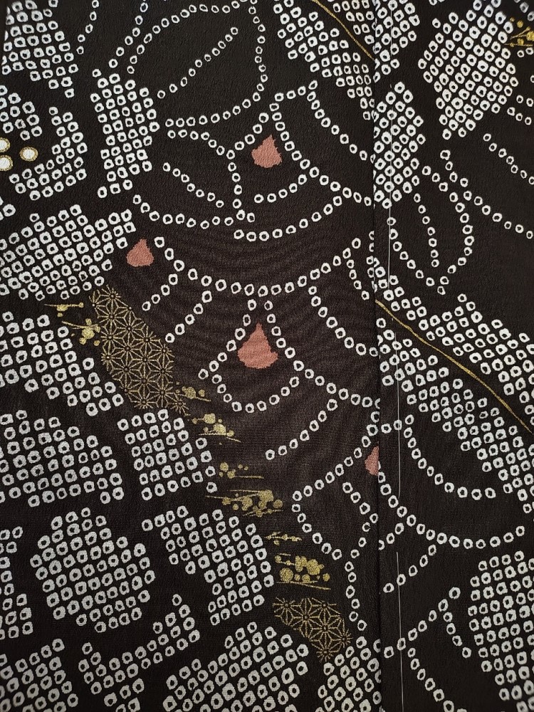 【即納可】【着物のみ】10歳用ラフィネココGALA「RC460-10A焦げ茶」 - 画像 (2)