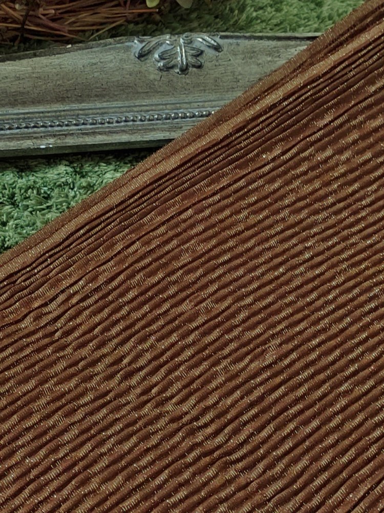 【数量限定】ニュアンスカラーふくれ平帯揚-ブロンズカラー- - 画像 (3)