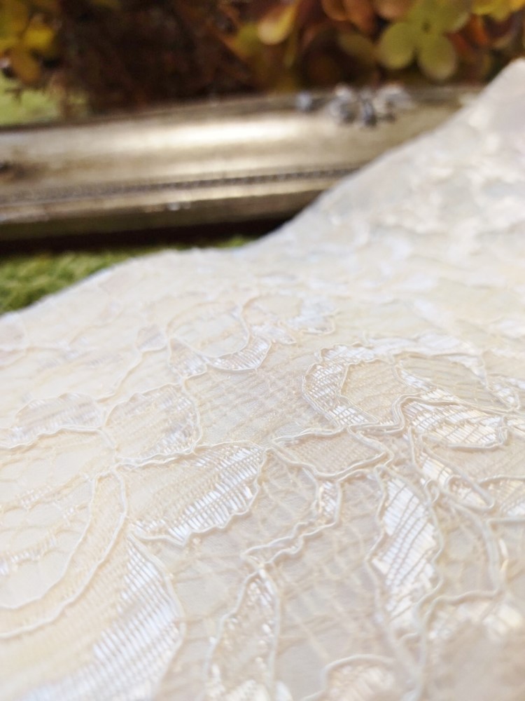 レース半衿 FC-23a ボンディングレース/オフ白 - 画像 (4)