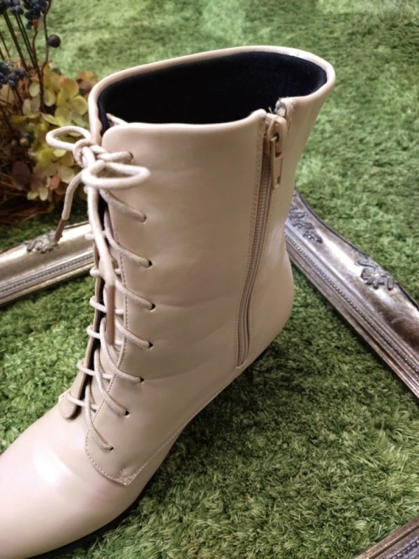 【受注品】レディースブーツ ミルクティーベージュ 【S,L】 - 画像 (3)