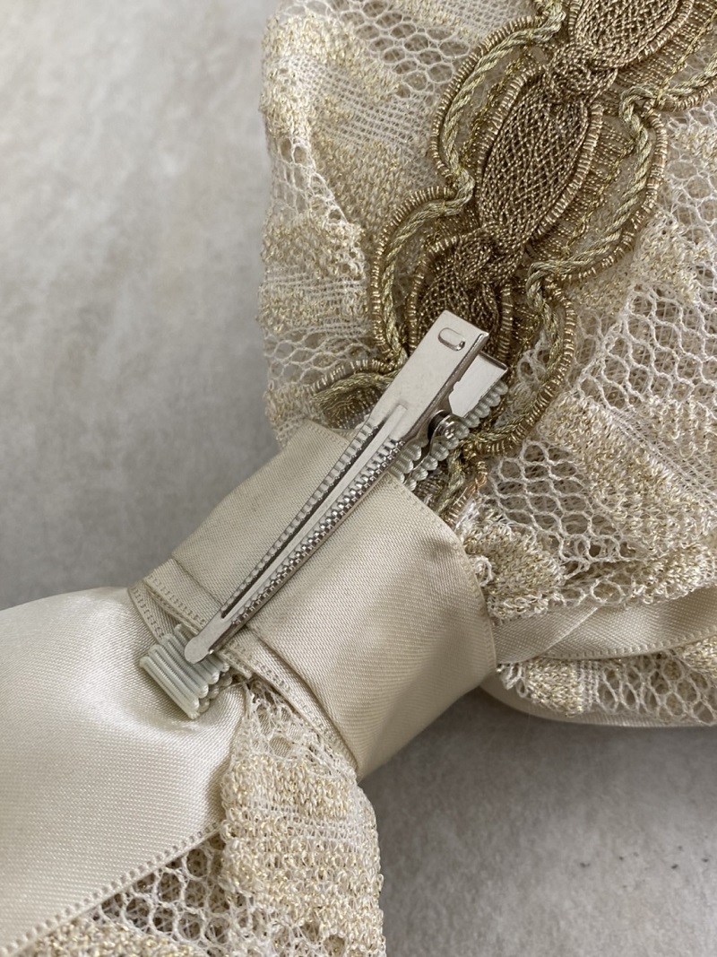 ﾗﾌｨﾈﾓｶｵﾘｼﾞﾅﾙ　-ゴールドリボン髪飾り-　2Type - 画像 (6)