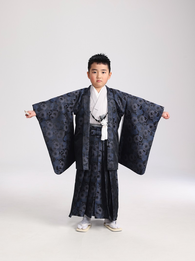 おりびと男児セット3歳/5歳　No.709【ネイビー】