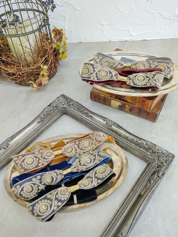 ラフィネモカオリジナル インドレース帯飾り -4色展開- - 画像 (2)