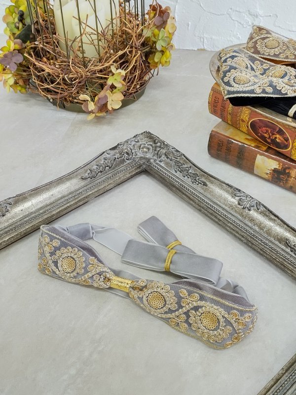 ラフィネモカオリジナル インドレース帯飾り -4色展開- - 画像 (5)