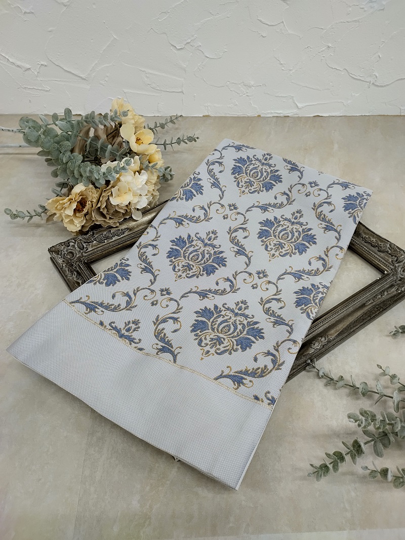 袋帯【正絹】振袖用 GFO-55グレー