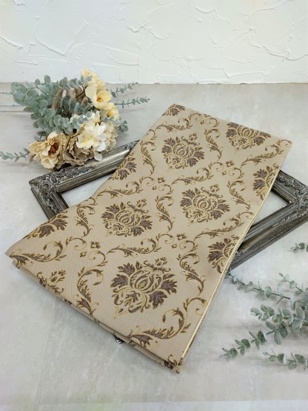 袋帯【正絹】振袖用 GFO-57モカブラウン