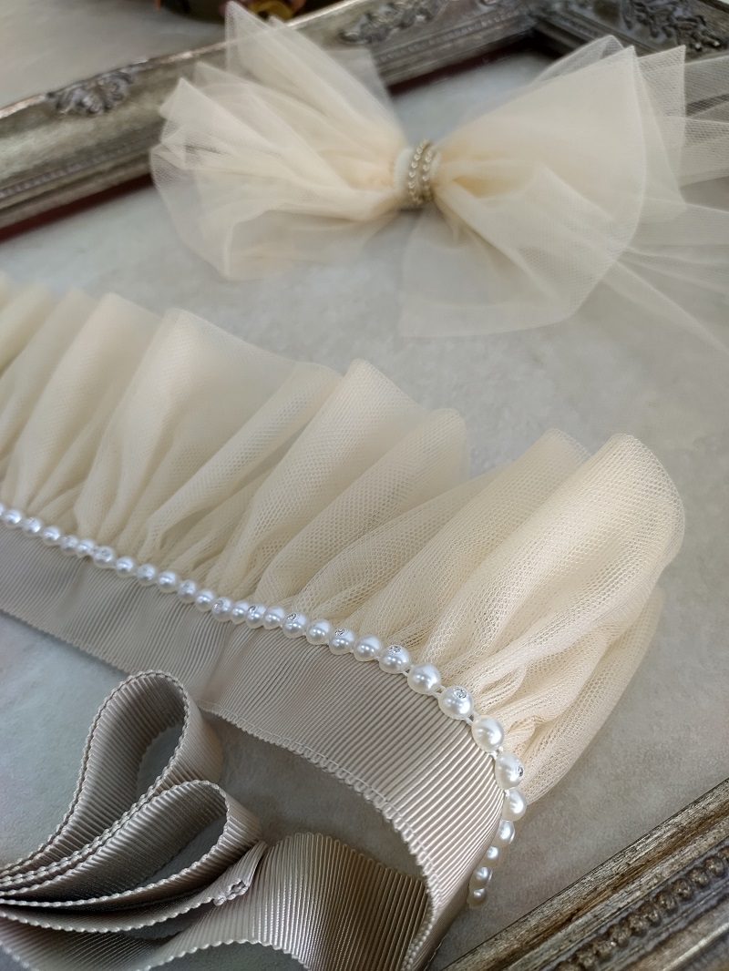 ﾗﾌｨﾈﾓｶｵﾘｼﾞﾅﾙ　チュールプリーツ飾り　-チュルチュルset- - 画像 (3)