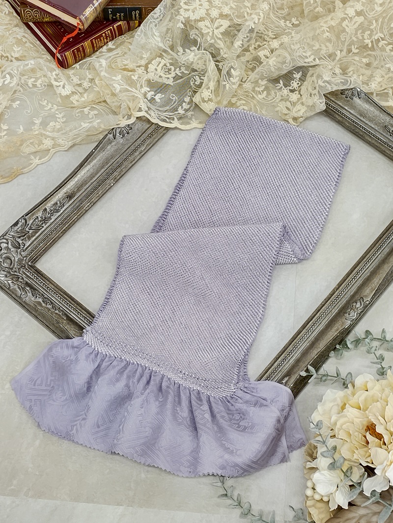 数量限定【正絹】 ラフィネ別注カラー 四つ巻無地帯揚 -6color- - 画像 (22)