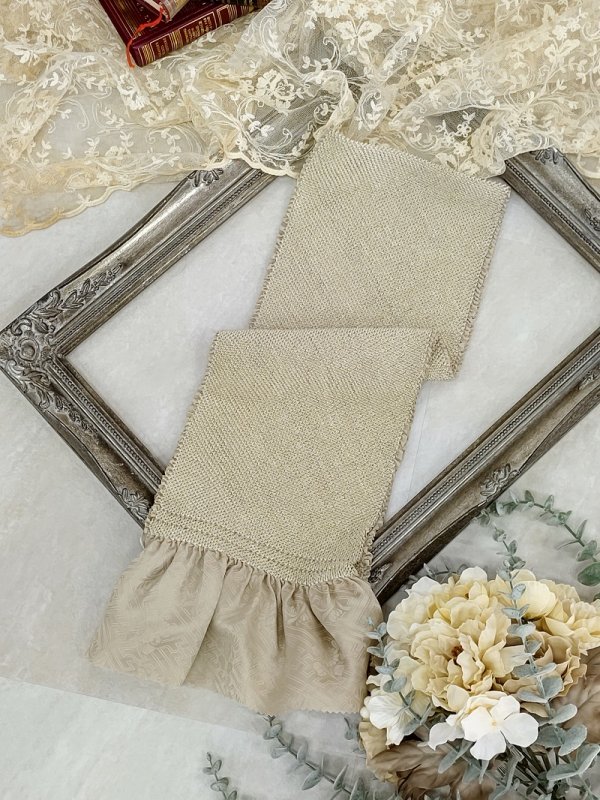 数量限定【正絹】 ラフィネ別注カラー 四つ巻無地帯揚 -6color- - 画像 (2)