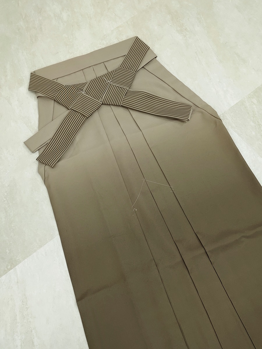 卒業袴 ニュアンスボカシ RMO2310-k/チャコールカーキ - 画像 (2)