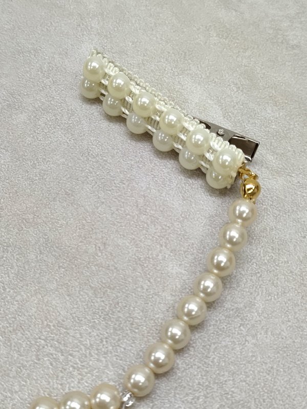 ﾗﾌｨﾈﾓｶ帯〆飾り　FK-120　パール帯飾り - 画像 (4)