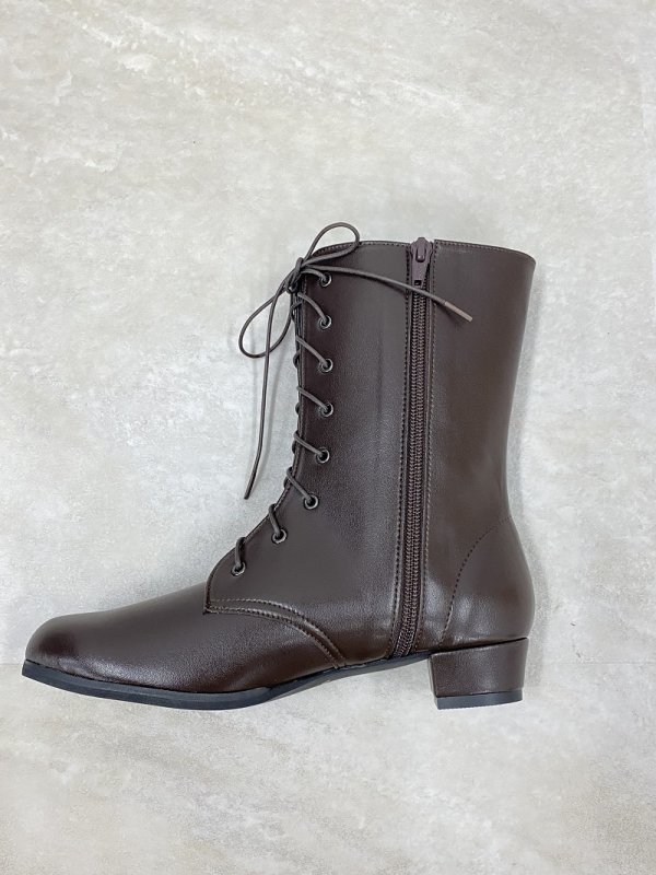 【アウトレット】女児国産ジュニアブーツ 焦げ茶 22.5cm - 画像 (4)