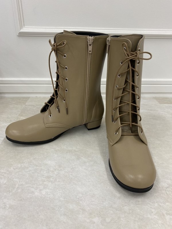 【アウトレット】女児国産ジュニアブーツ22.5㎝ ベージュ - 画像 (4)