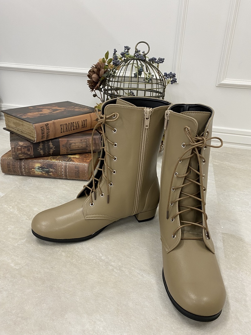 【アウトレット】女児国産ジュニアブーツ22.5㎝ ベージュ