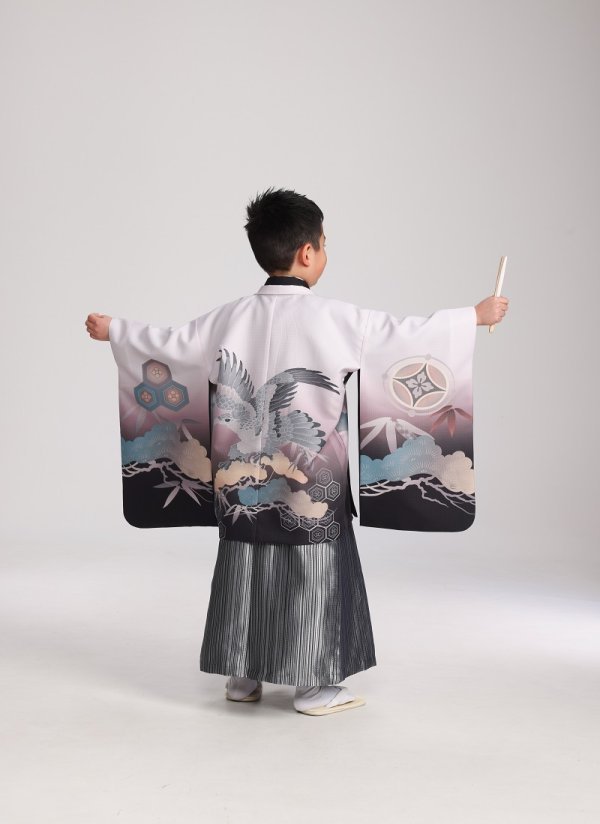 おりびと男児セット3歳/5歳 No.710【ダークピンク】 - 画像 (2)