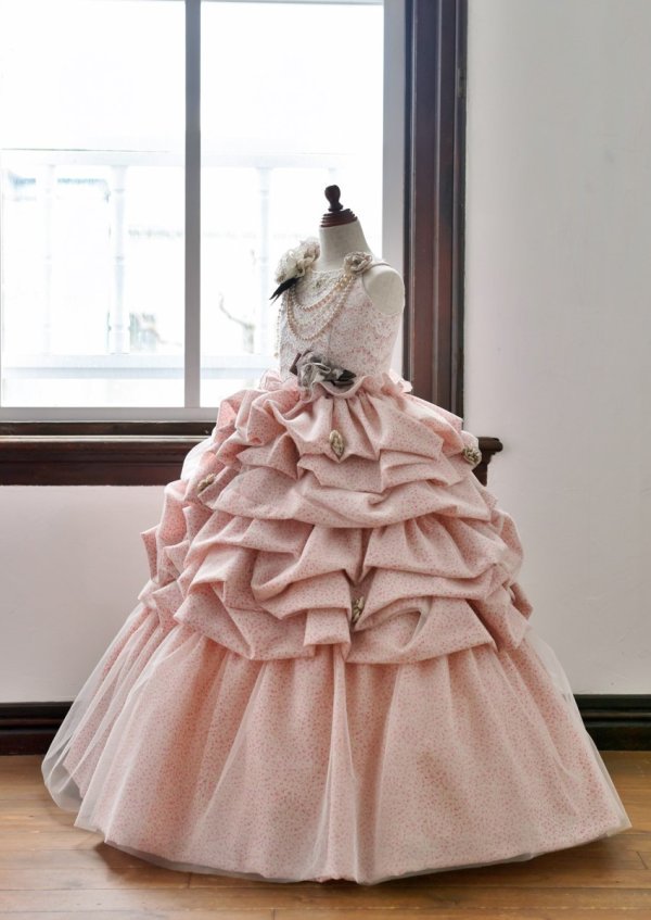 ロングドレスR-048 ピンク - 画像 (2)