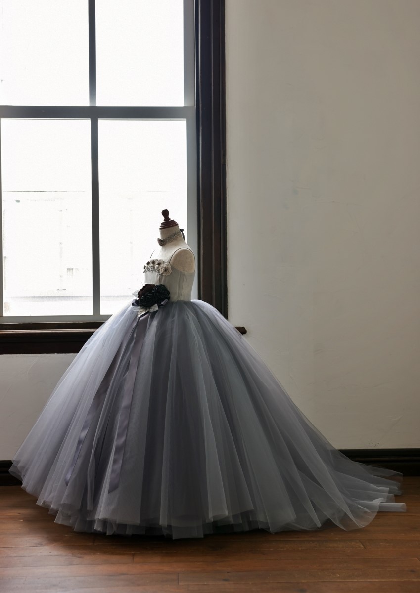 ロングドレスR-050 グレー - 画像 (6)