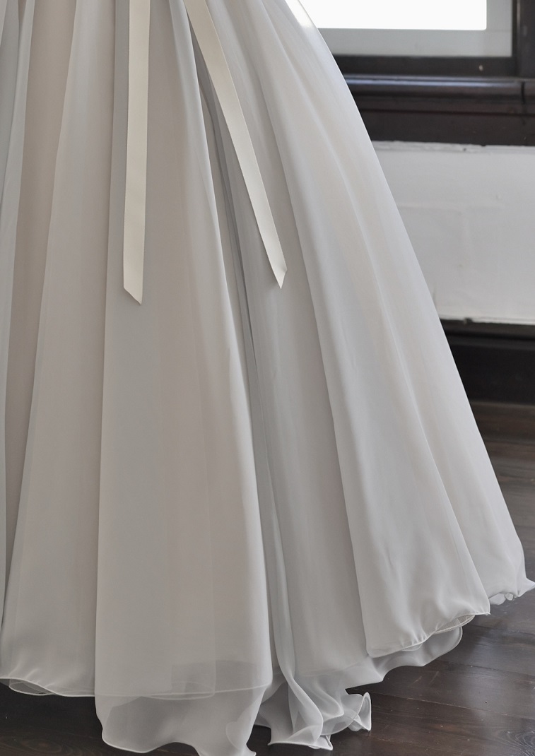 ロングドレスR-051　ブルー - 画像 (4)