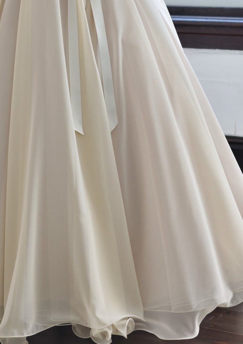 ロングドレスR-051 イエロー - 画像 (4)