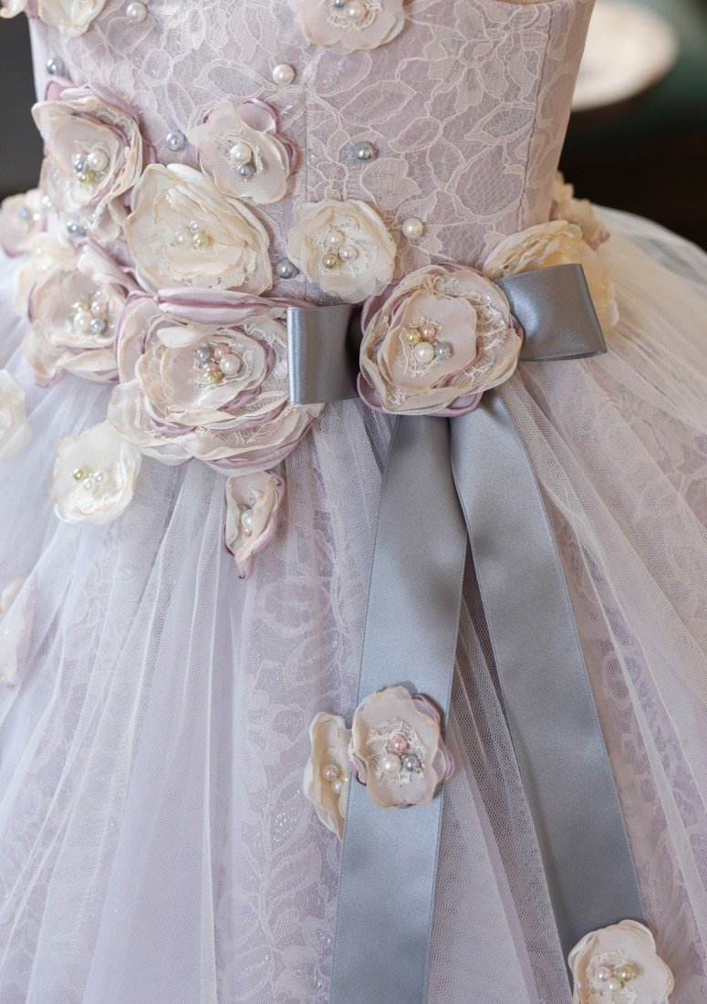 ロングドレスR-045　パープル - 画像 (4)