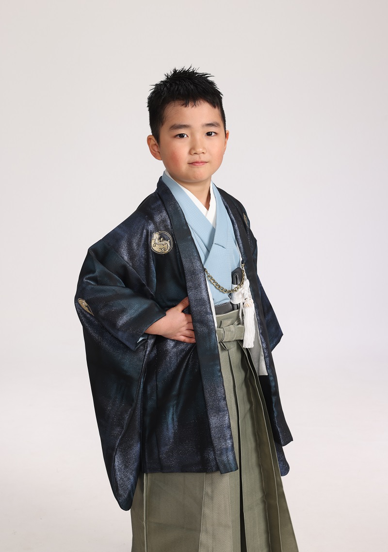 おりびと男児セット3歳/5歳 No.704【ブルーブラック】 - 画像 (2)