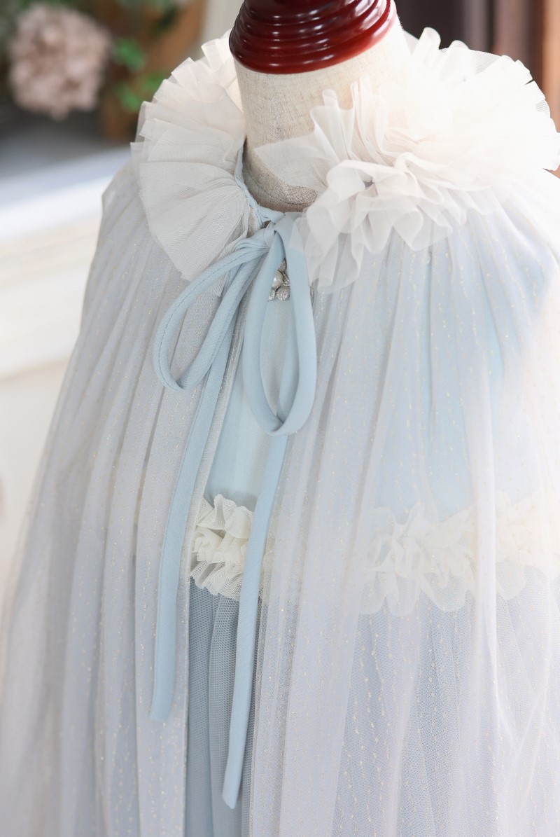 ロングドレスR-088 ブルー - 画像 (5)