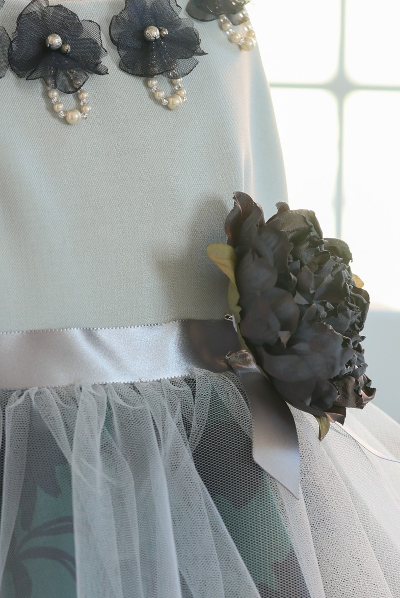 【現品100㎝】ショートドレスR-103 グリーン - 画像 (6)